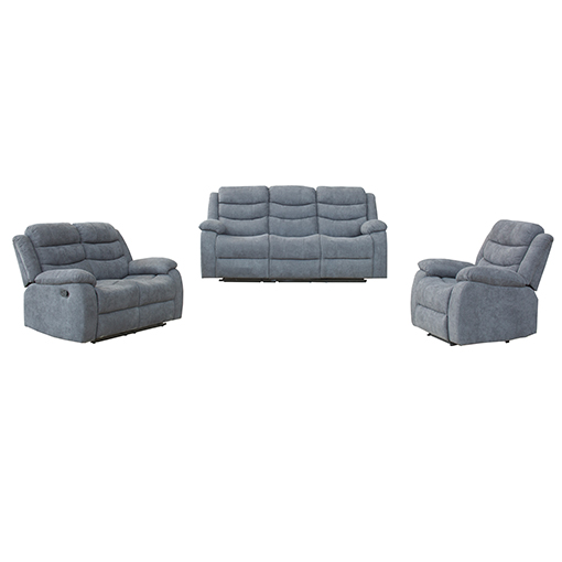 Recliner fabric sofa